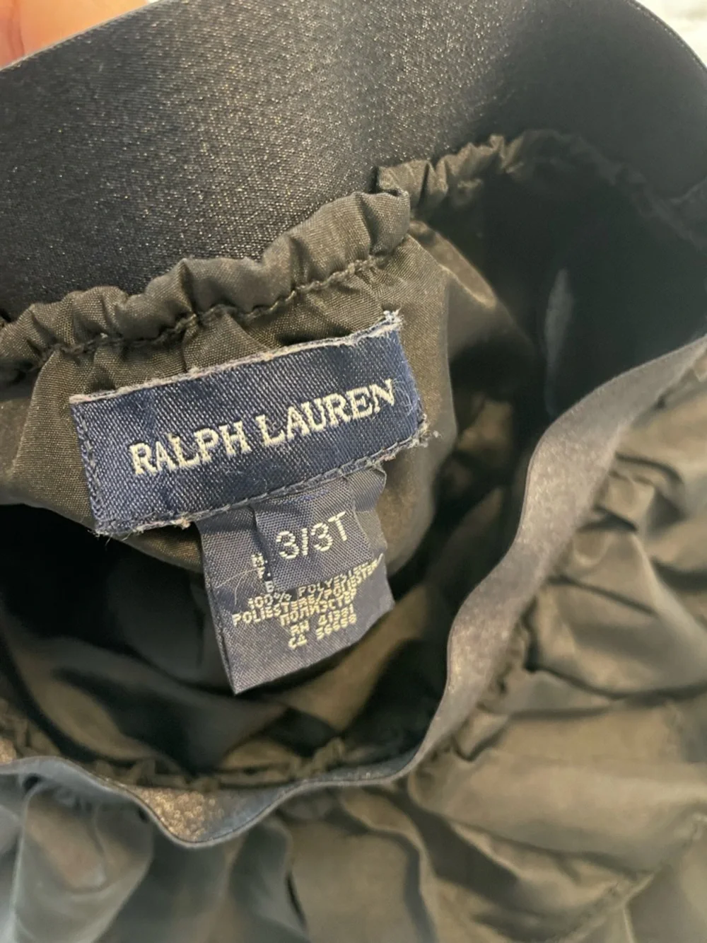Ralph Lauren Black Tiered Skirt Girl Size 3T